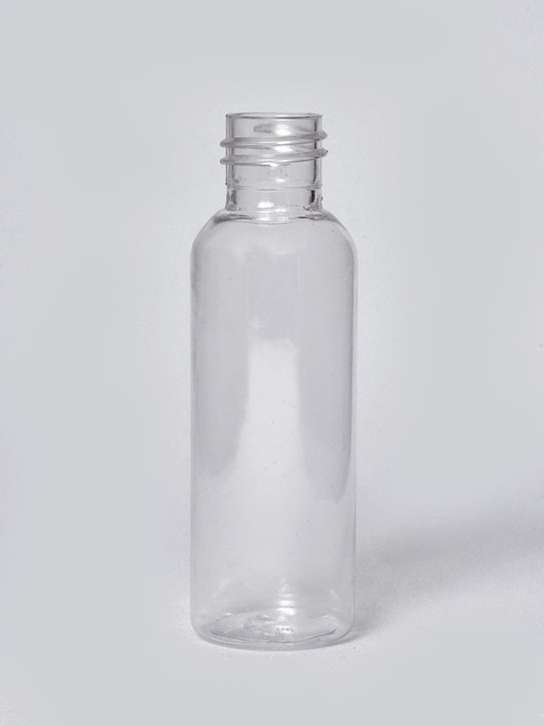 50ML Boston Clear PET Bottles - 20-410 Neck Finish